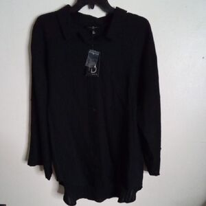 Fred David Classic Black Blouse